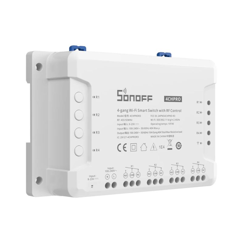 SONOFF 4CHR3Pro  4-gang Wi-Fi Smart Switch with RF Control
