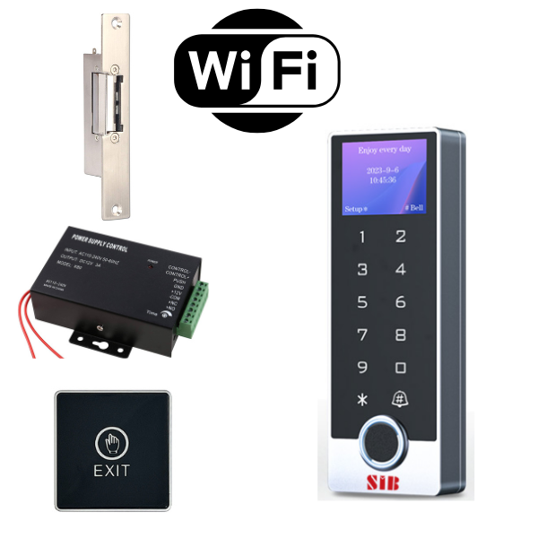 SIB-Fingerprint Wifi Screen Metal Access Control System