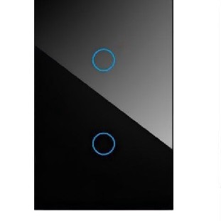 K.sozar - Zigbee 2 Gang Smart Wall Switch Glass touch Black, White& Grey