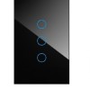 K.sozar - Zigbee 3 Gang Smart Wall Switch Glass touch Black, White& Grey