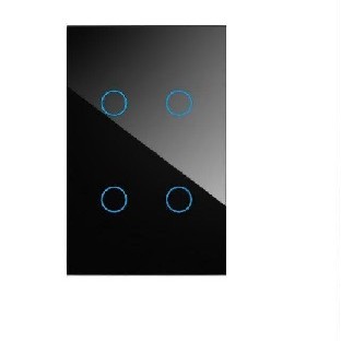 K.sozar - Zigbee 4 Gang Smart Wall Switch Glass touch Black, White& Grey