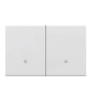 K.sozar - Wifi  2 Gang Smart Wall Switch Skin Feeling Black And White