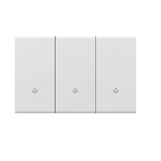 K.sozar - Wifi 3 Gang Smart Wall Switch Skin Feeling Black And White