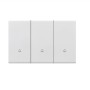 K.sozar - Wifi 3 Gang Smart Wall Switch Skin Feeling Black And White