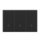 K.sozar - Wifi 3 Gang Smart Wall Switch Skin Feeling Black And White
