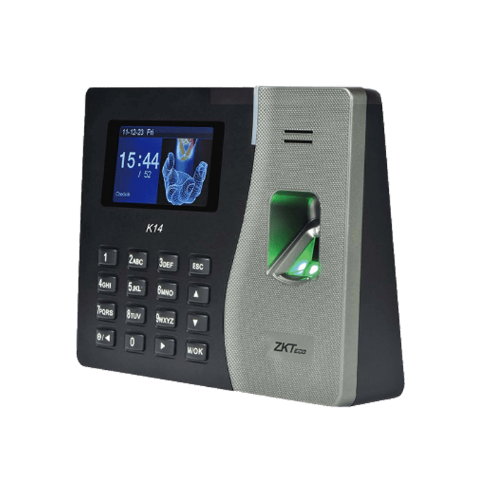 ZKTeco K14 Pro Fingerprint Time Attendance Machine with RFID Card & Password